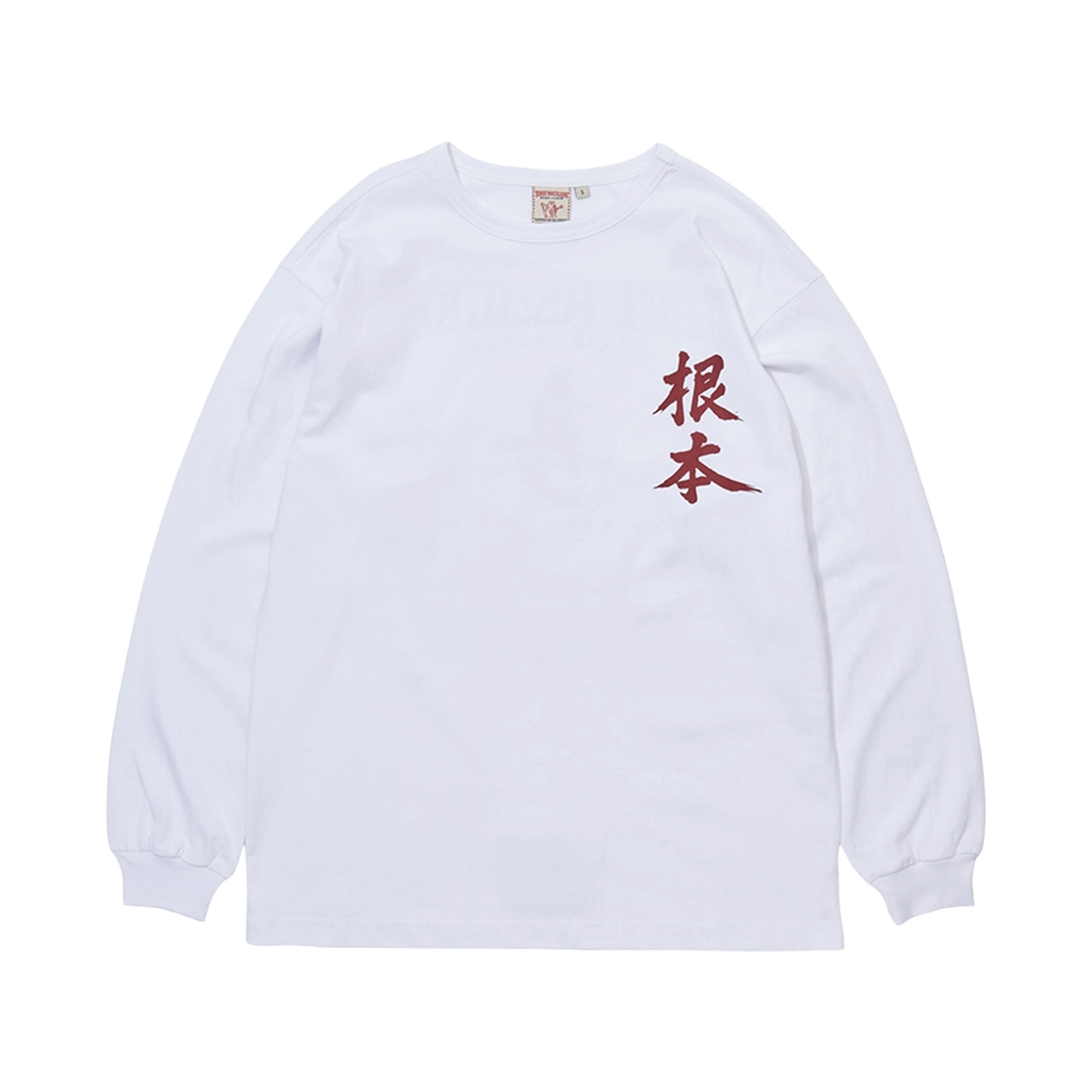 TRA3TSU106WWH True Religion True Essential Long Sleeve White