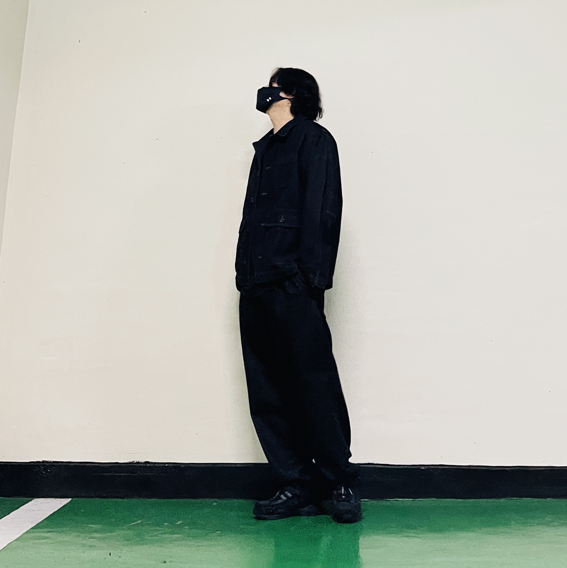Adidas x Song for the Mute Shadowturf Core Black Night Grey 착용 스타일 - 3