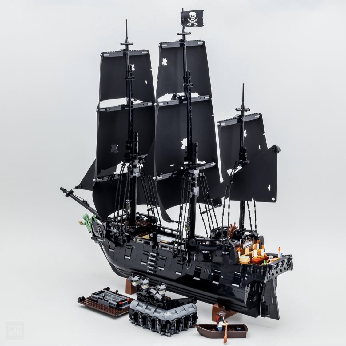 Lego Icons Captain Jack Sparrow's Pirate Ship 착용 스타일 - 7