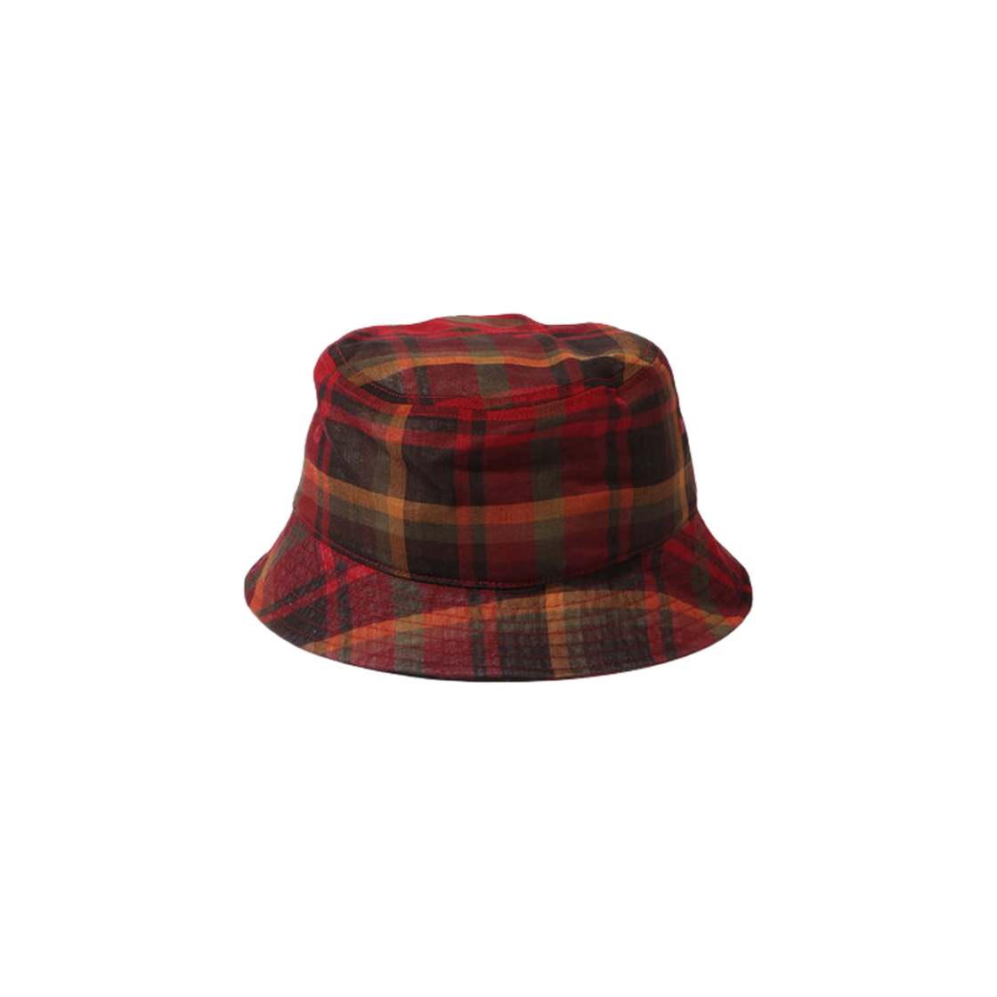 QV050A Needles W/N Madras Check Bucket Hat Red