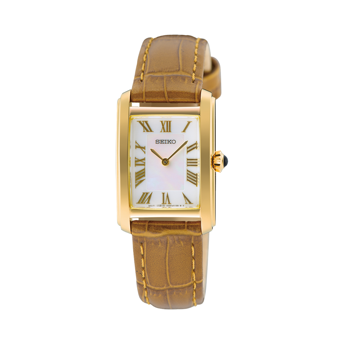 (W) 세이코 SWR100 22.2mm 라이트 브라운((W) Seiko SWR100 22.2mm Light Brown)