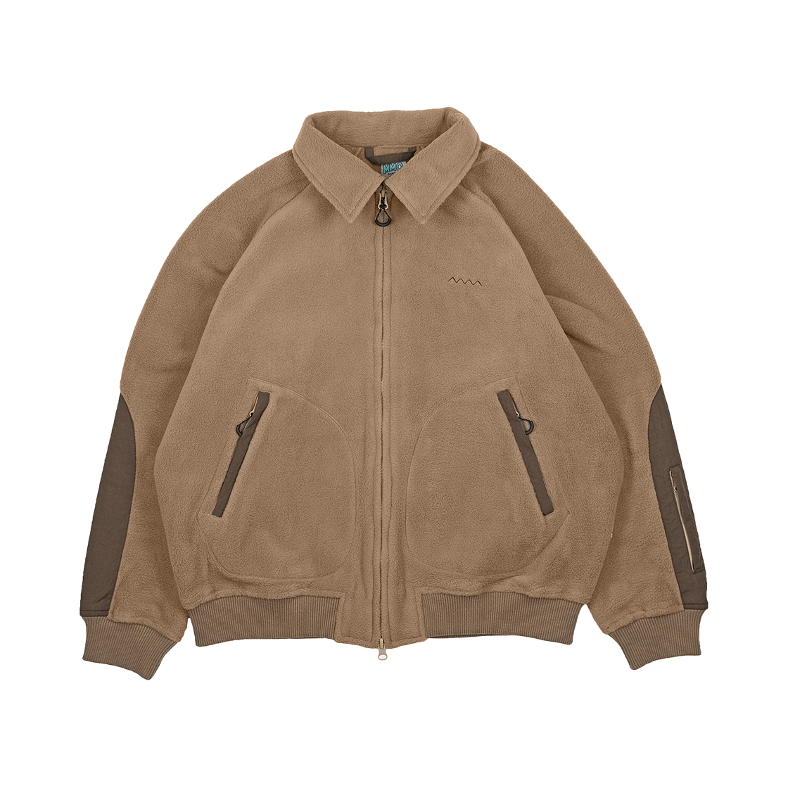 A-090 mmogarden mmo Fleece Jacket Camel