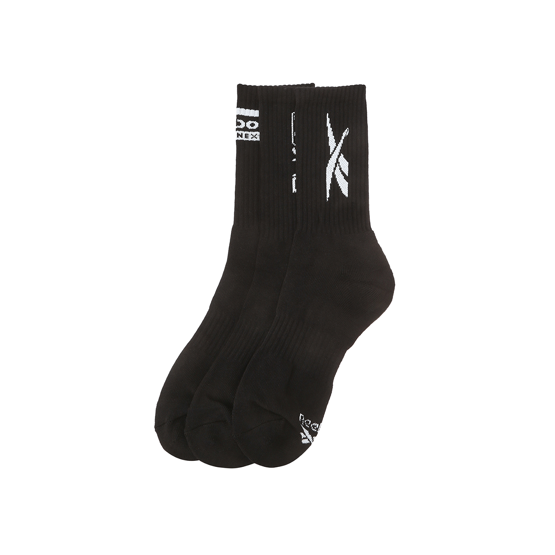 RESS5FY01BK Reebok Iconic Mix Logo Socks 3PACK Black