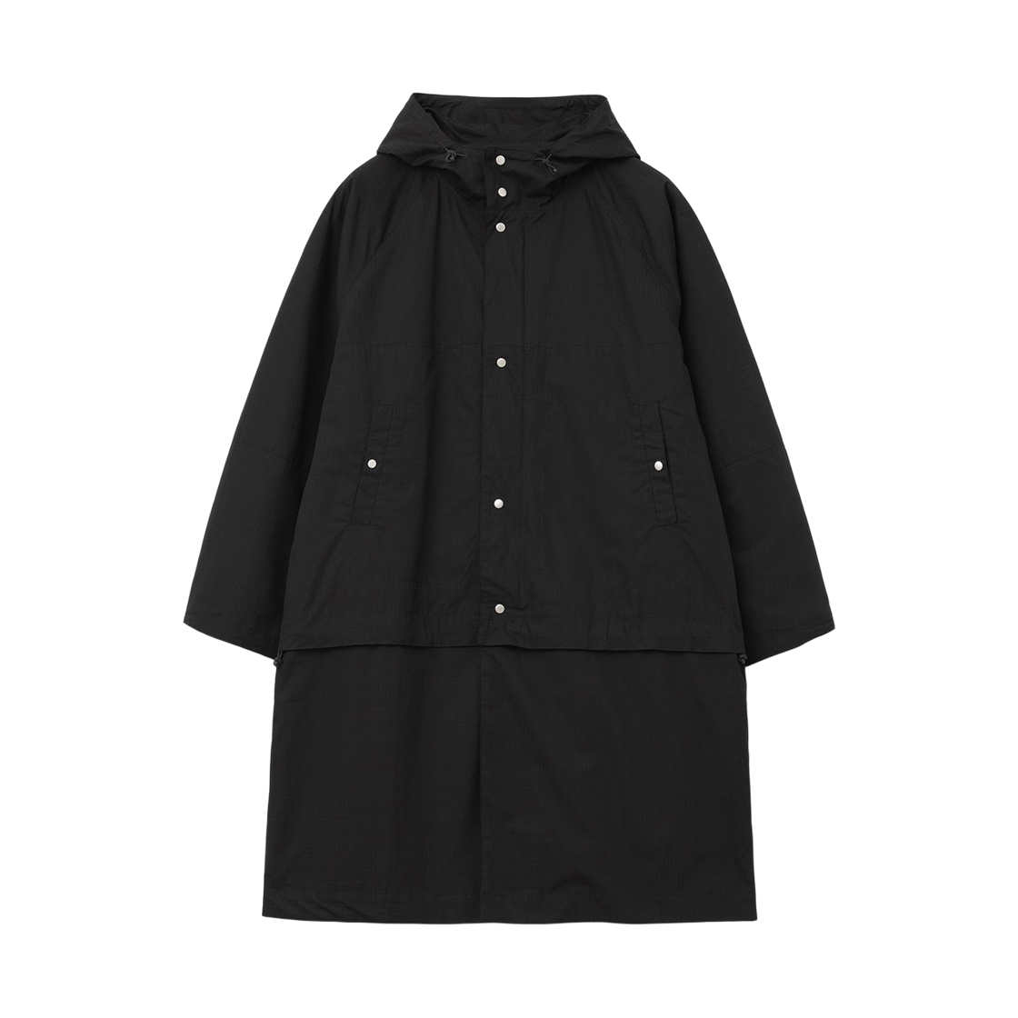 ML613BLK Millo Archive Lien Hooded Parka Black
