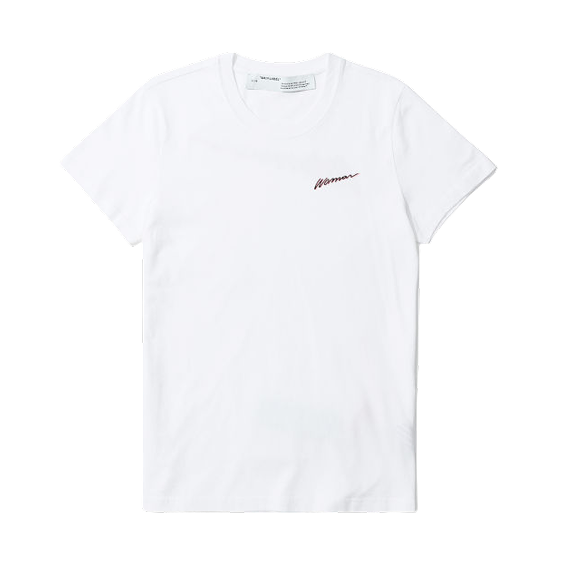 OWAA049R20B070990110 (W) Off-White Woman Casual T-Shirt White Black