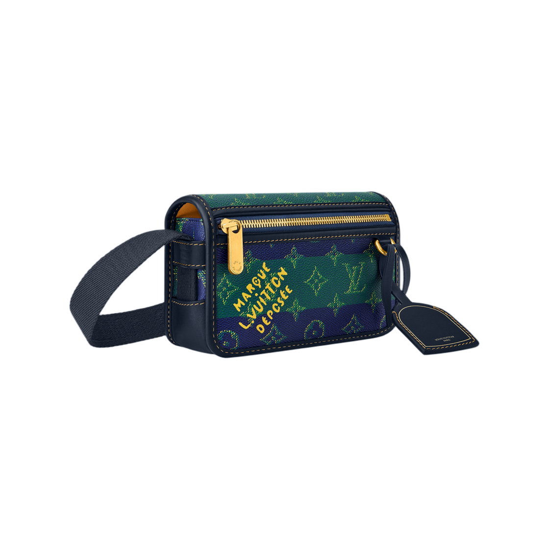 루이비통 보스포어 웨어러블 월렛 블루 스트라이프(Louis Vuitton Bosphore Wearable Wallet Blue Stripe) - 2