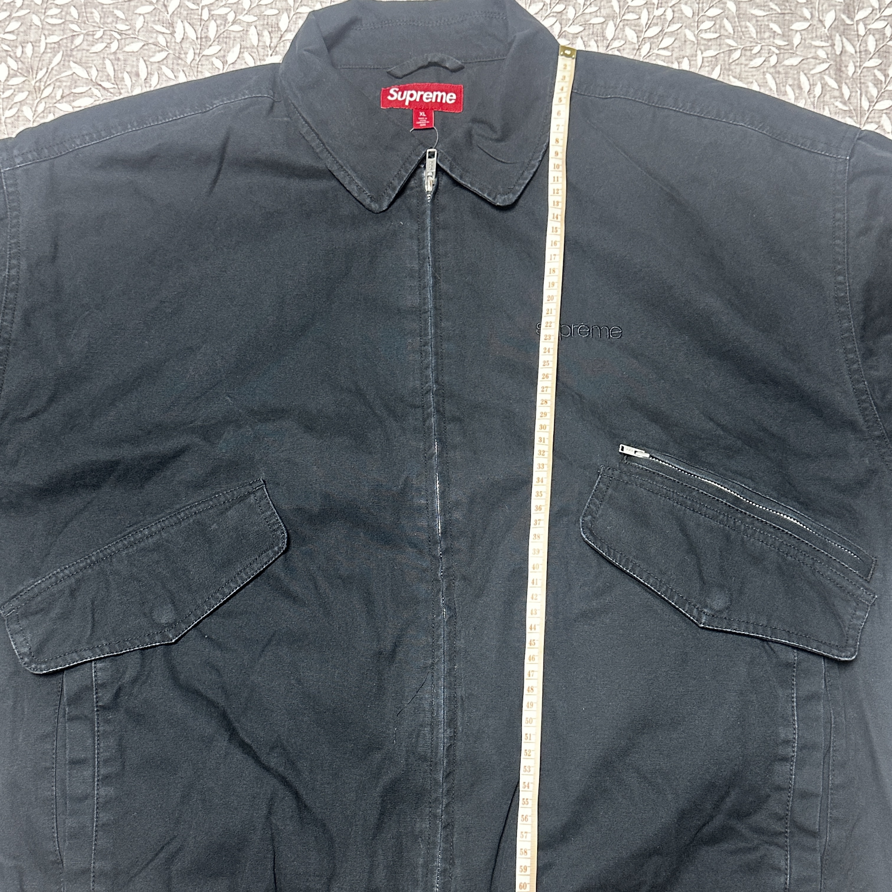 Supreme Hooded Utility Jacket Black - 25FW 착용 스타일 - 3