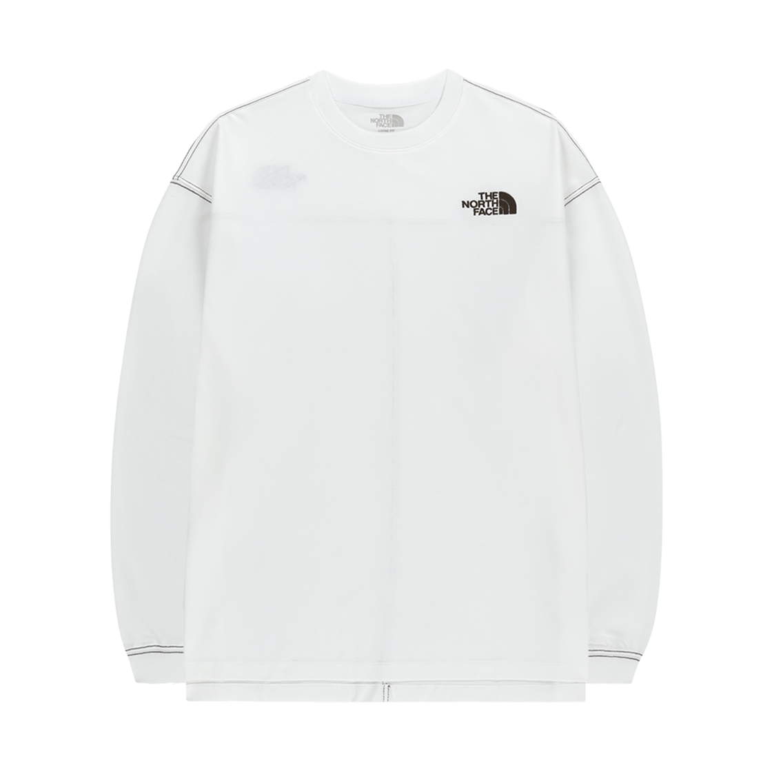 NT7TR54K The North Face Essential L/S R/T-Shirt White - 25FW