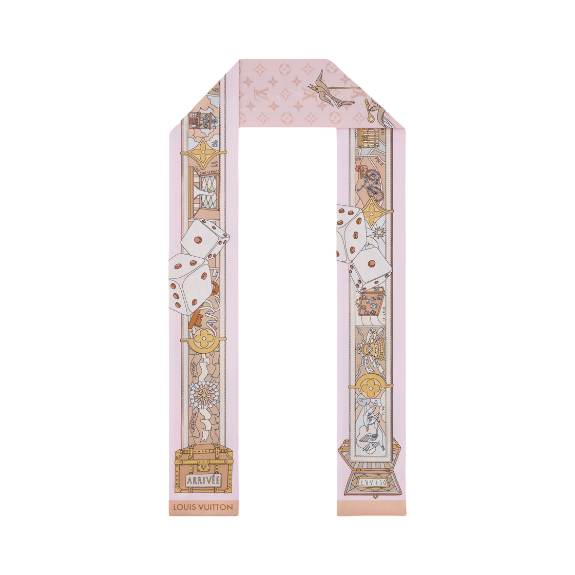 M96724 (W) Louis Vuitton LV Journey Bandouliere Light Pink