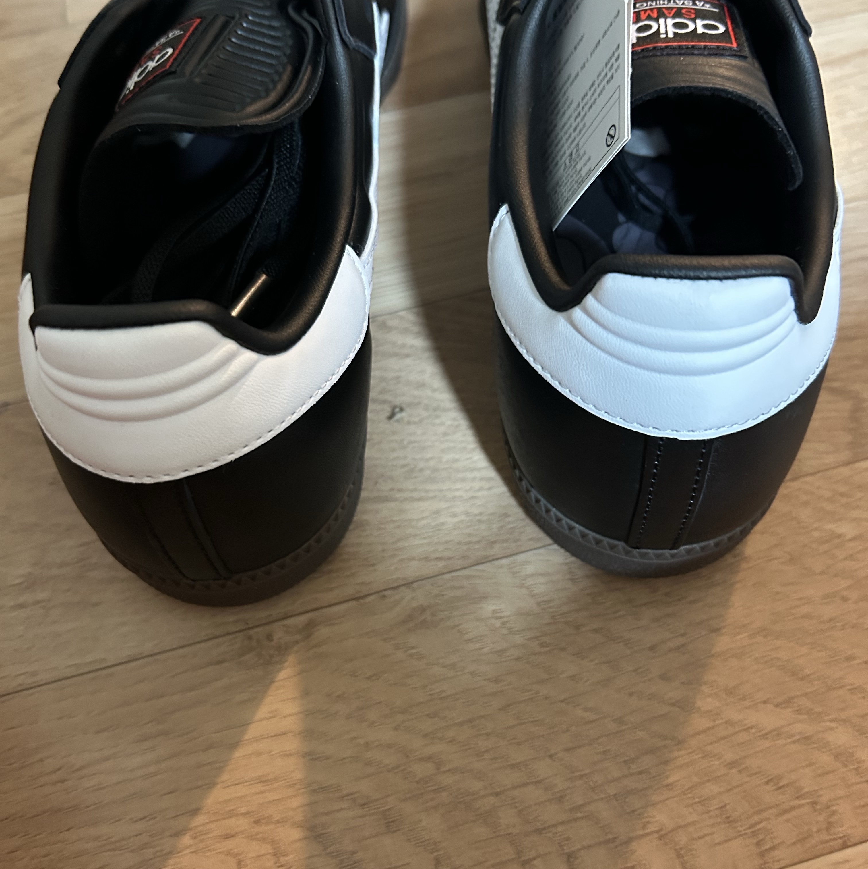 Adidas x BAPE Samba Core Black Footwear White 착용 스타일