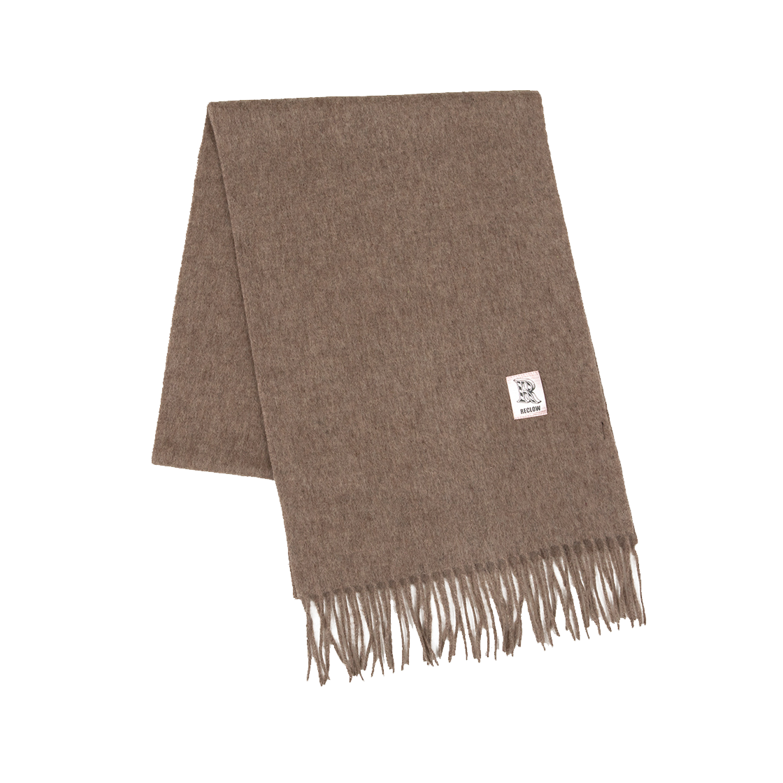 100% Cashmere Muffler Brown RECLOW 100% Cashmere Muffler Brown