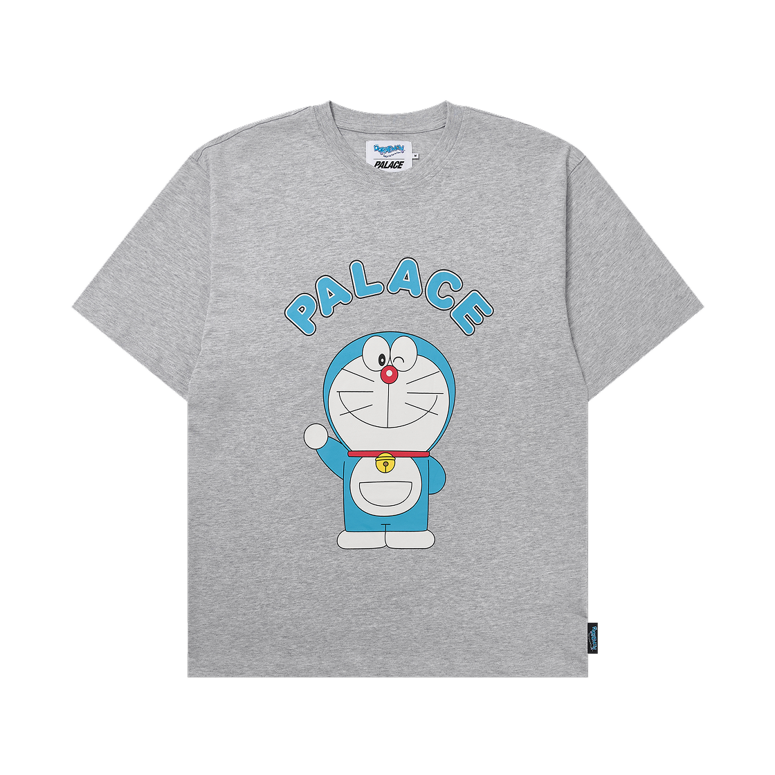팔라스 x 도라에몽 티셔츠 그레이 말 - 25FW(Palace x Doraemon T-Shirt Grey Marl - 25FW)
