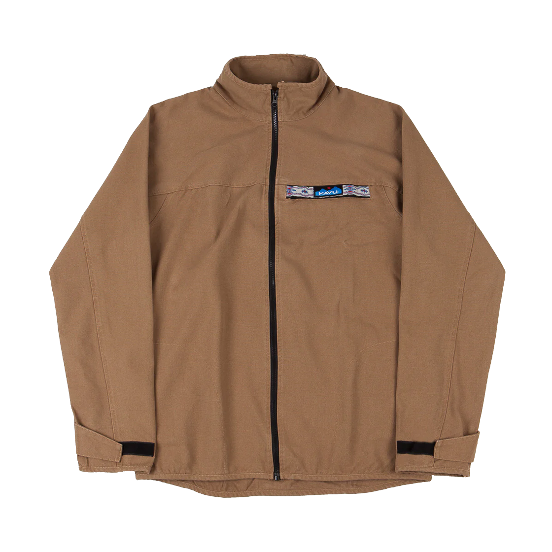카부 풀 집 쏘로우 셔츠 헤리티지 카키(KAVU Full Zip Throwshirt Heritage Khaki)
