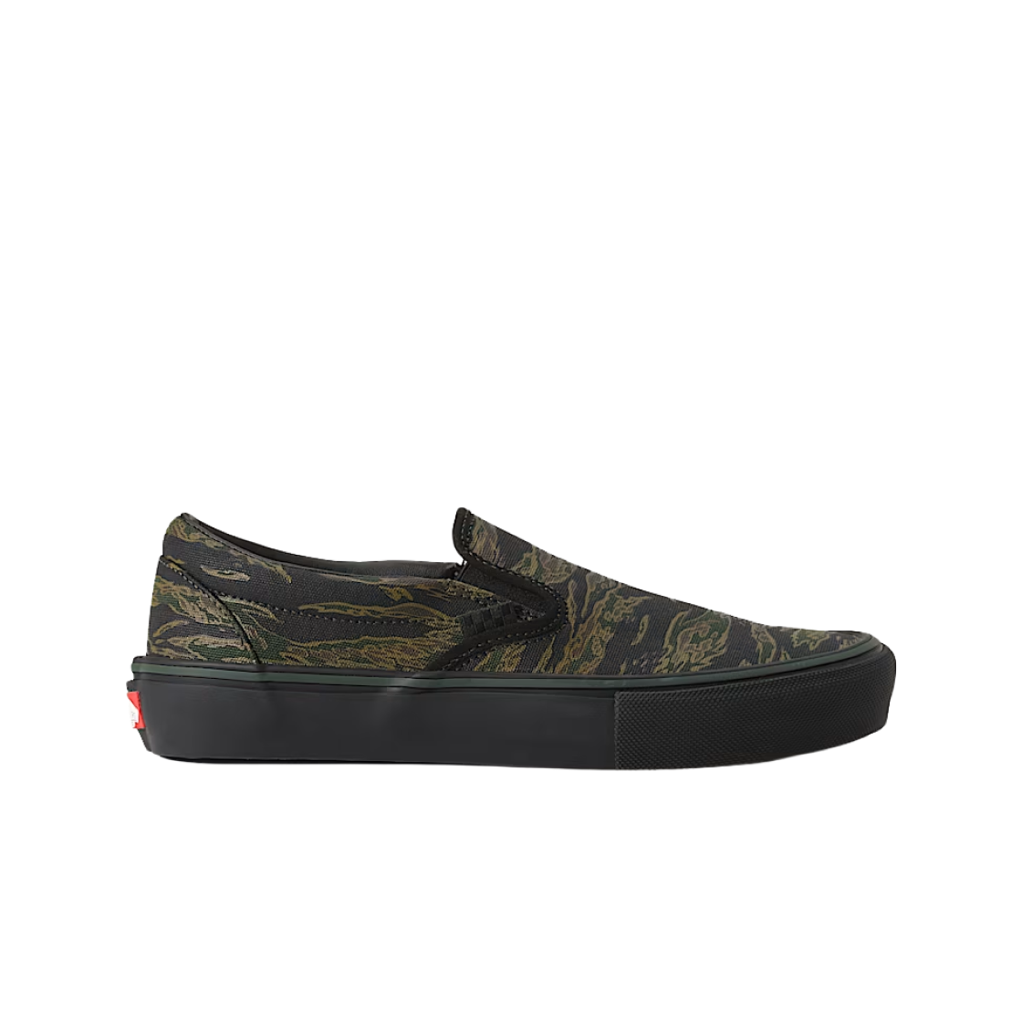 VN0A5FCA9L7 Vans Skate Slip-On Camo Green Black