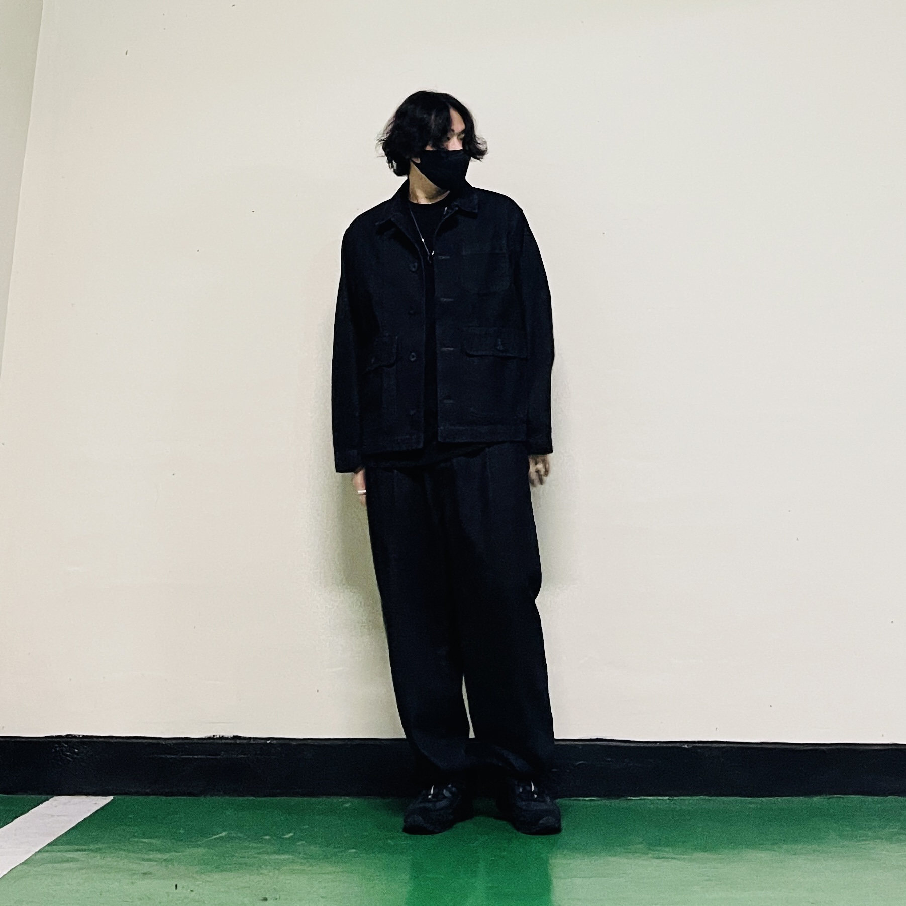 Adidas x Song for the Mute Shadowturf Core Black Night Grey 착용 스타일 - 1