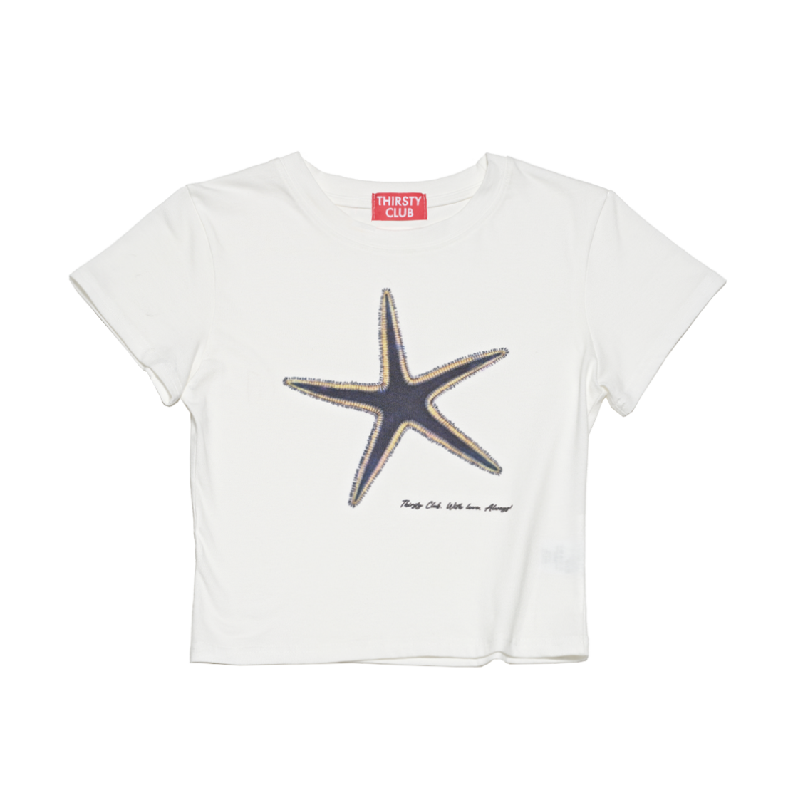 떨스티클럽 스타피쉬 티셔츠 - 화이트(THIRSTY CLUB Starfish t shirt - White)