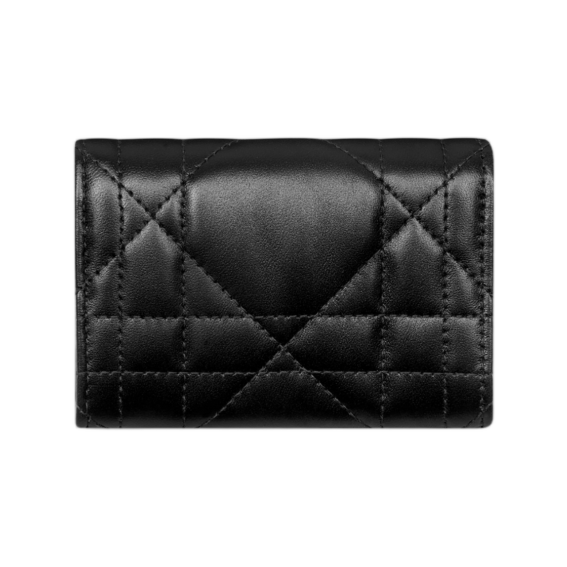 디올 카로 글라이신 월렛 크리스탈 매크로까나쥬 램스킨 블랙(Dior Caro Glycine Wallet with Crystals Macrocannage Lambskin Black) - 3