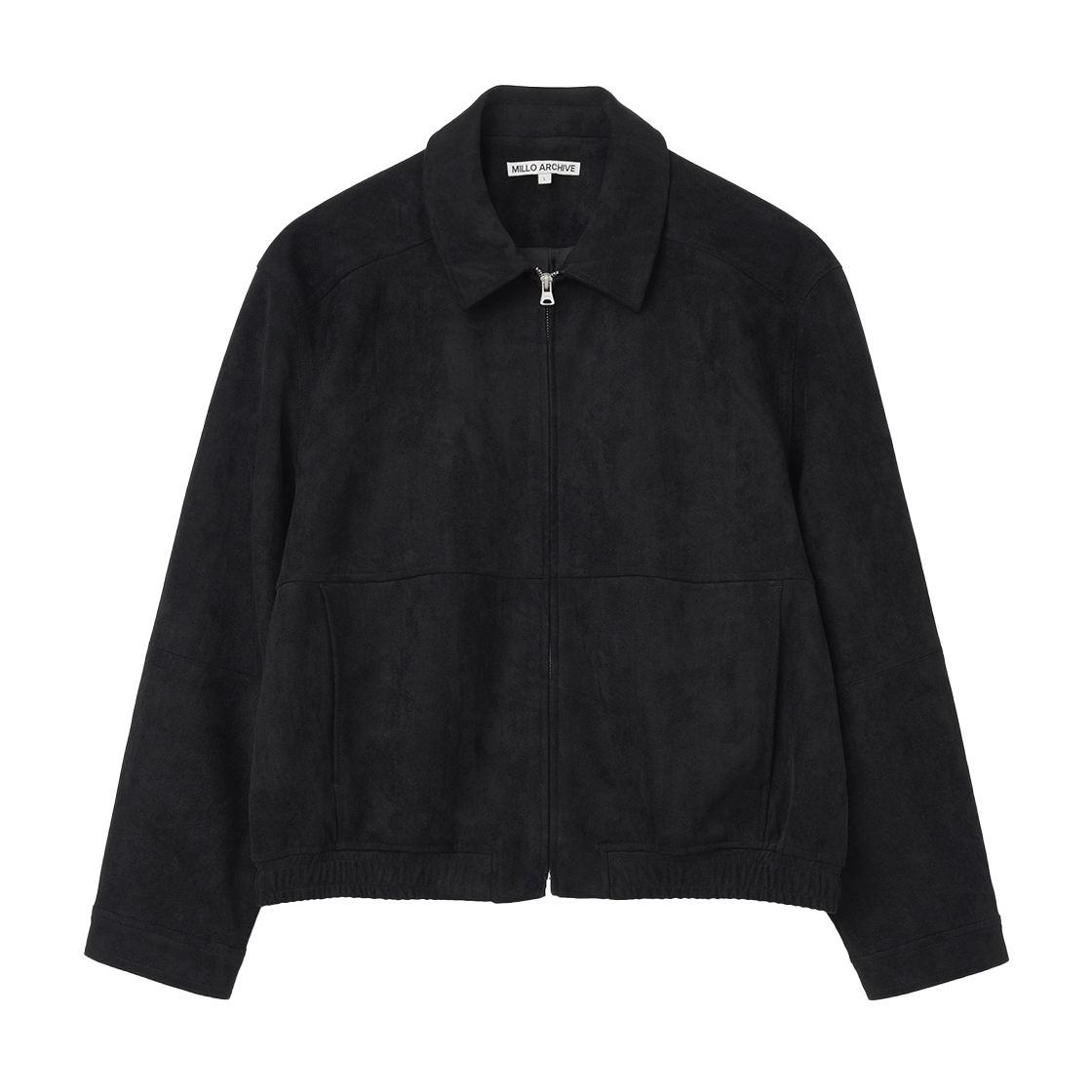 밀로 아카이브 레스트 스웨이드 블루종 블랙(Millo Archive Rest Suede Blouson Black)