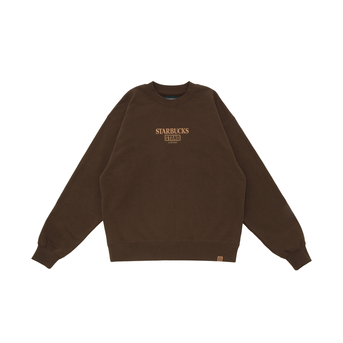 스타벅스 x 빔즈 로고 크루 스웨트셔츠 브라운(Starbucks x Beams Logo Crew Sweatshirt Brown)