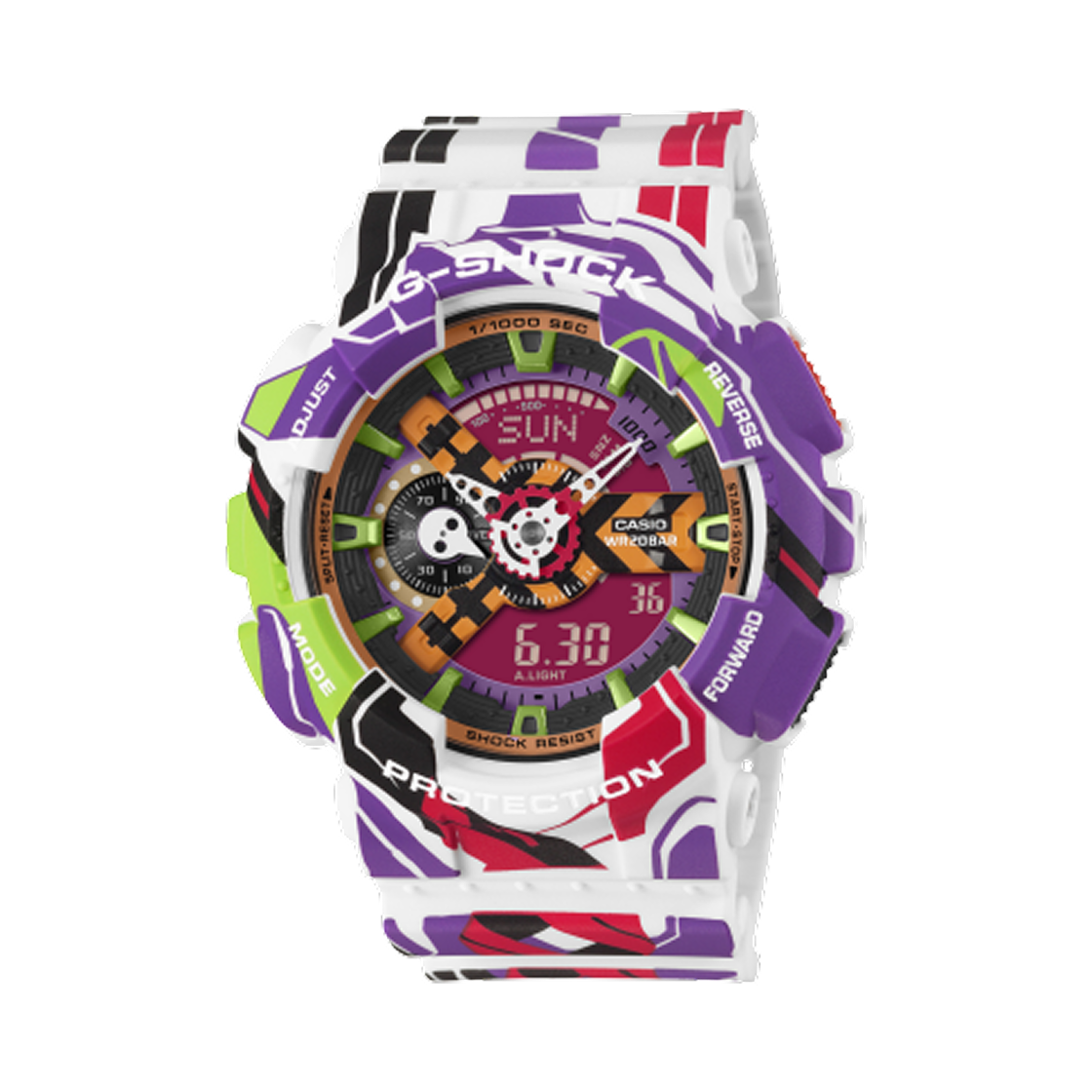 카시오 지샥 x 에반게리온 GA-110EVA30-7A(Casio G-Shock x Evangelion GA-110EVA30-7A)