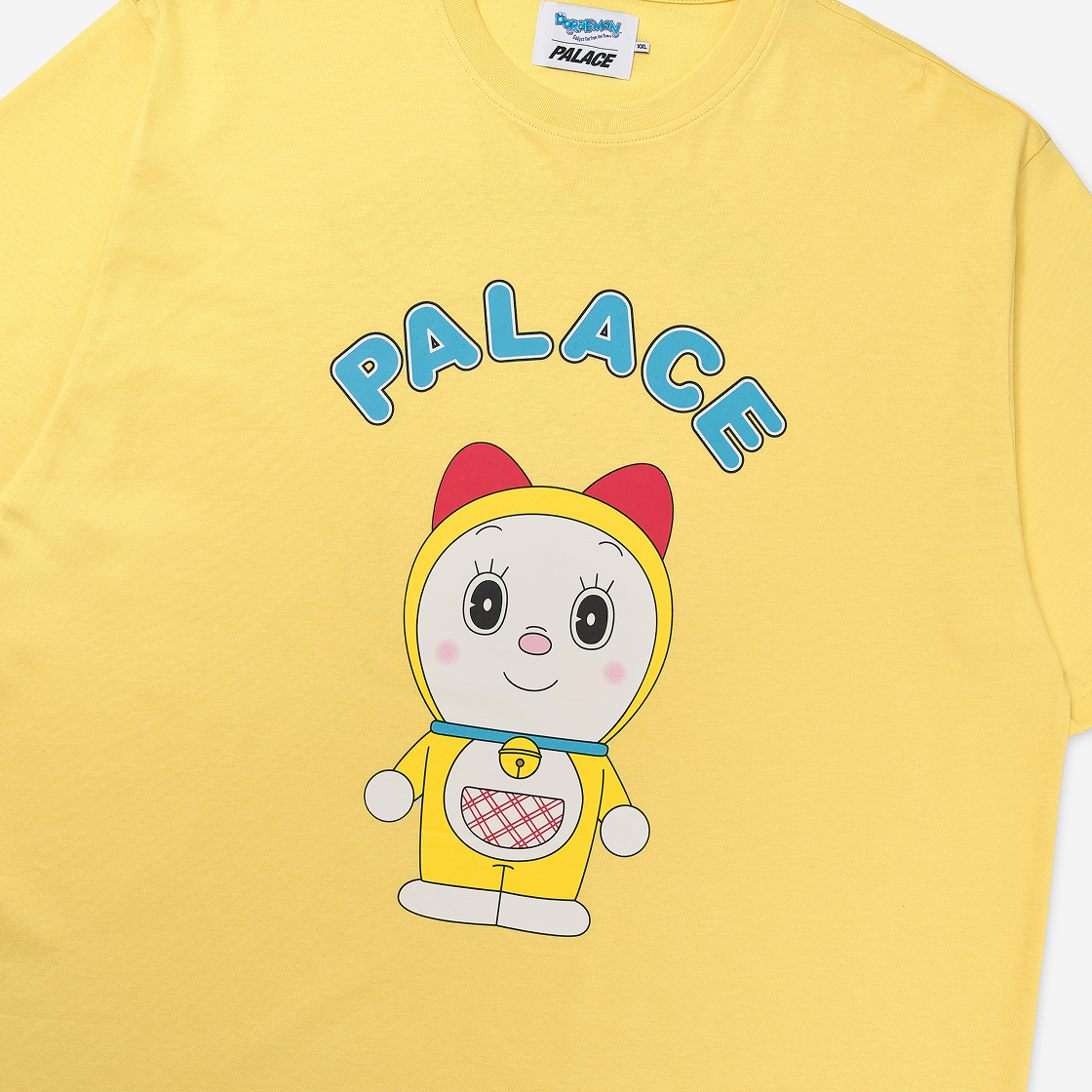 팔라스 x 도라에몽 티셔츠 블레스드 옐로우 - 25FW(Palace x Doraemon T-Shirt Blessed Yellow - 25FW) - 3