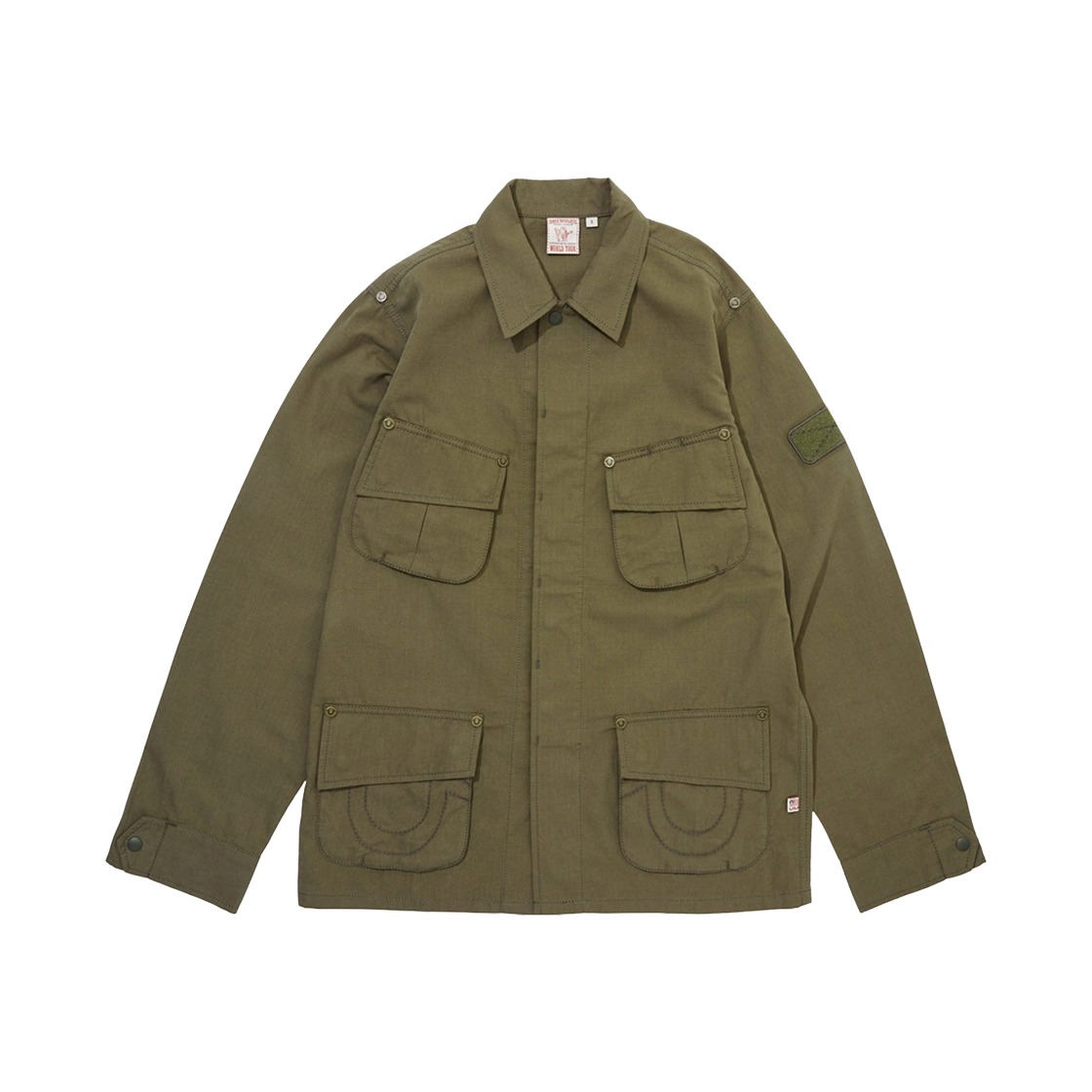 TRA3SHU501KKH True Religion Combat Fatigue Jacket Khaki
