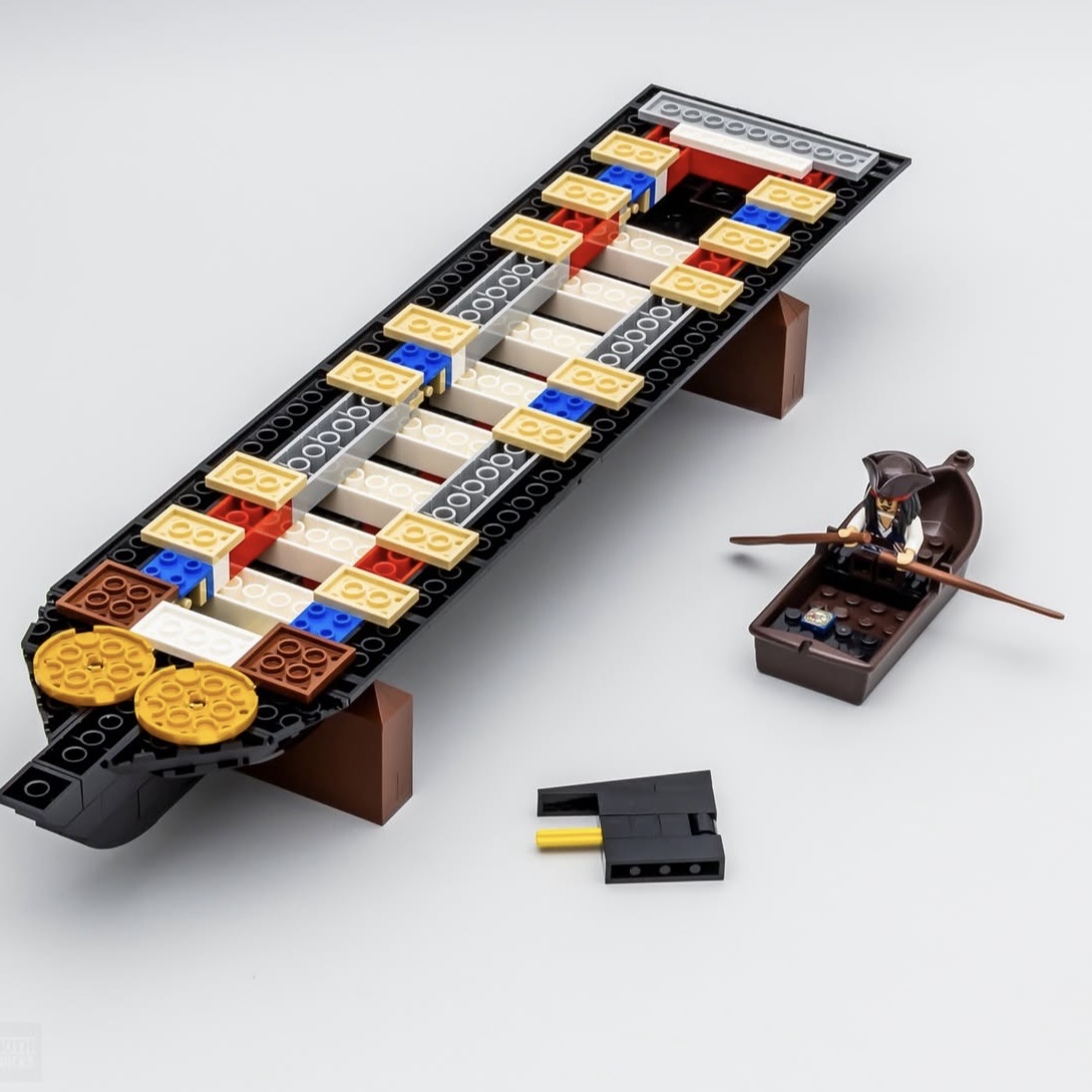 Lego Icons Captain Jack Sparrow's Pirate Ship 착용 스타일 - 6