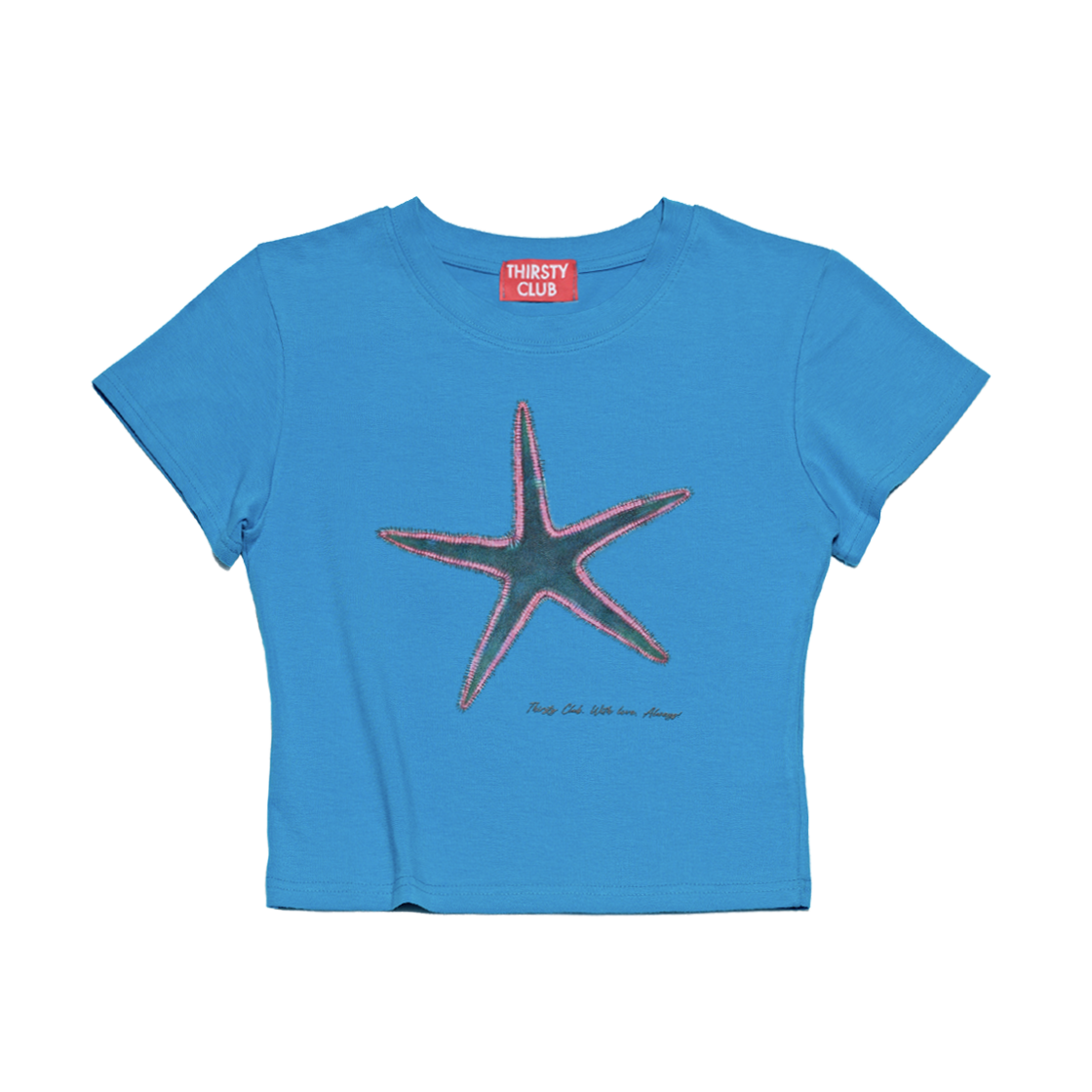 떨스티클럽 스타피쉬 티셔츠 - 블루(THIRSTY CLUB Starfish t shirt - Blue)