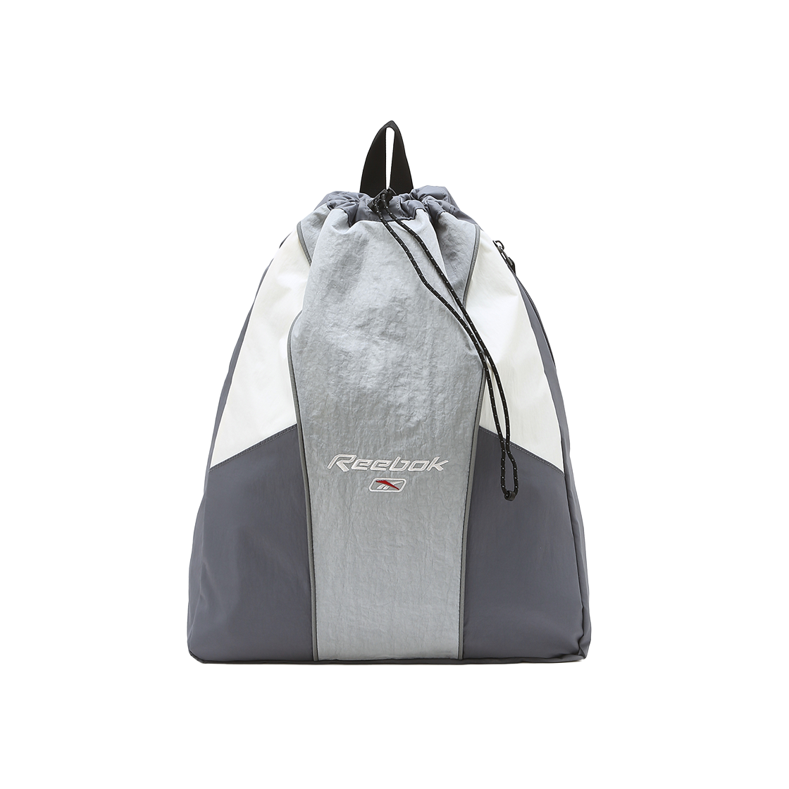REBA5FY01G1 Reebok Color Block String Backpack Light Grey