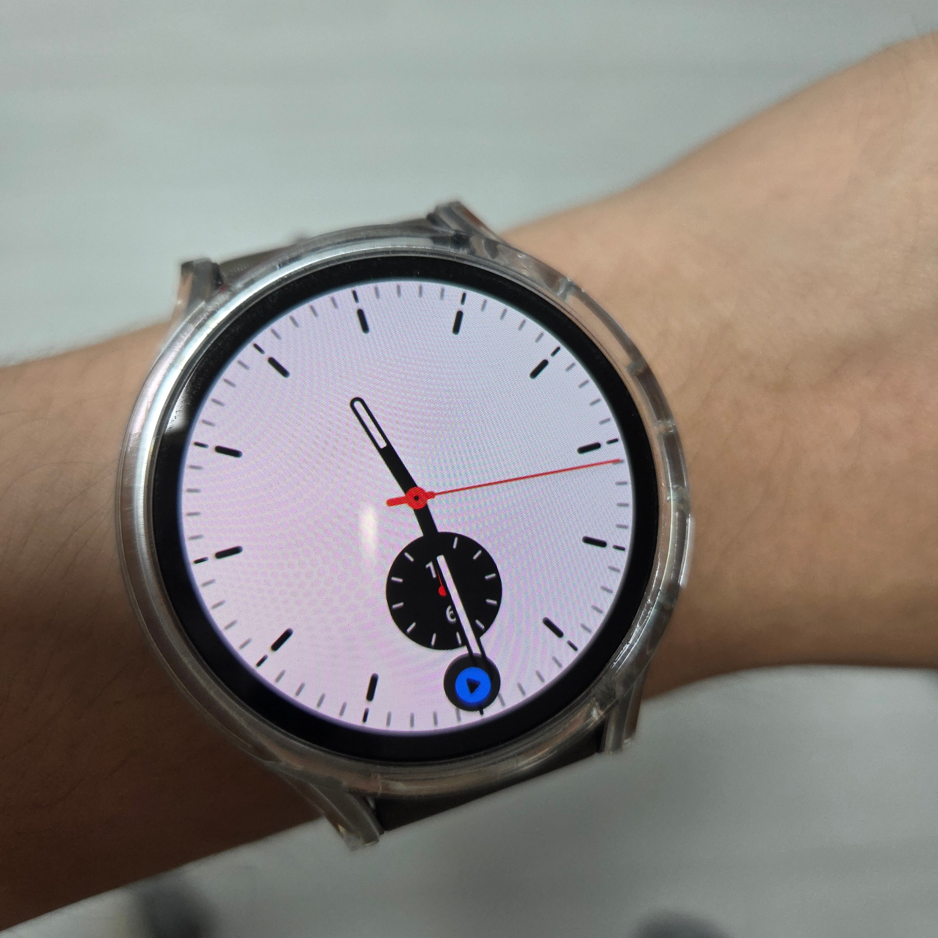 Samsung Galaxy Watch7 44mm Bluetooth Silver (Korean Ver.) 착용 스타일