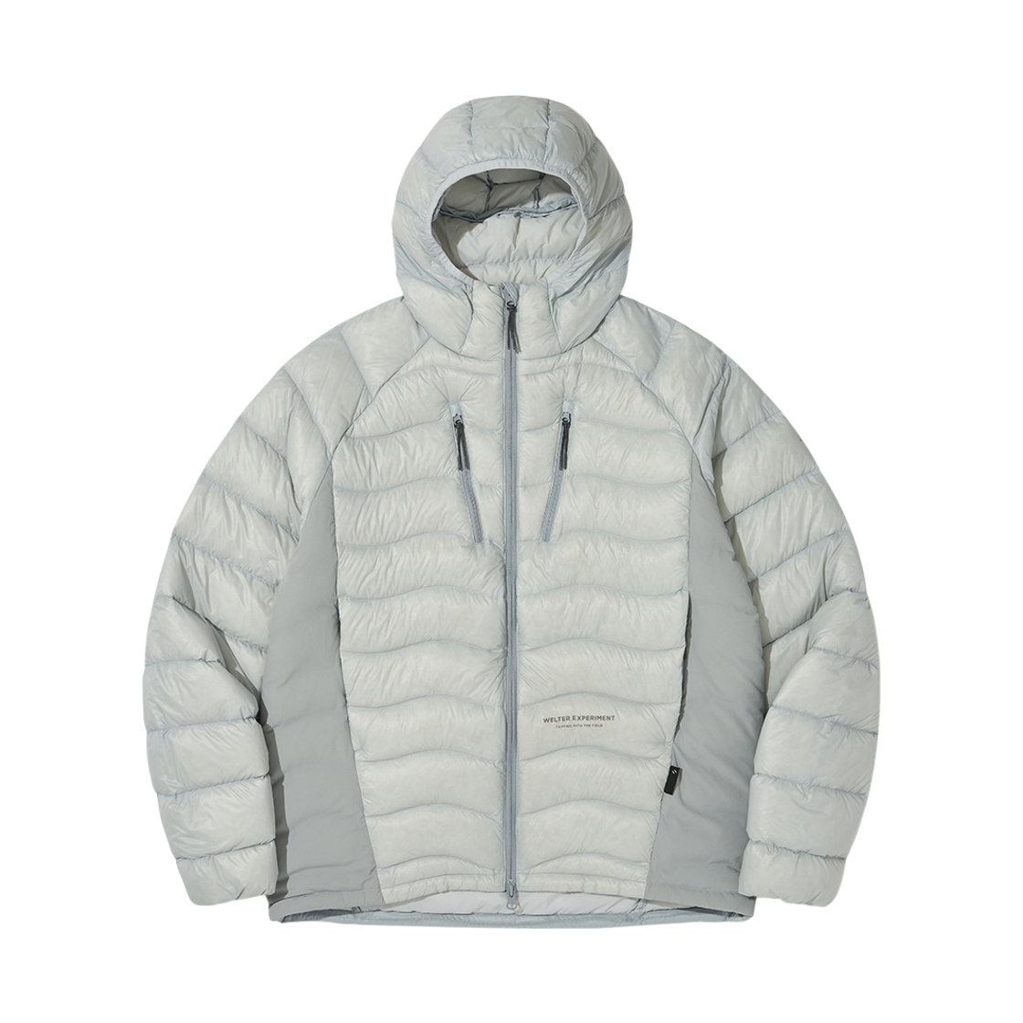 WBEWHD001LG WELTER EXPERIMENT Peaklite Lightweight Pertex Down Jacket Light Gray