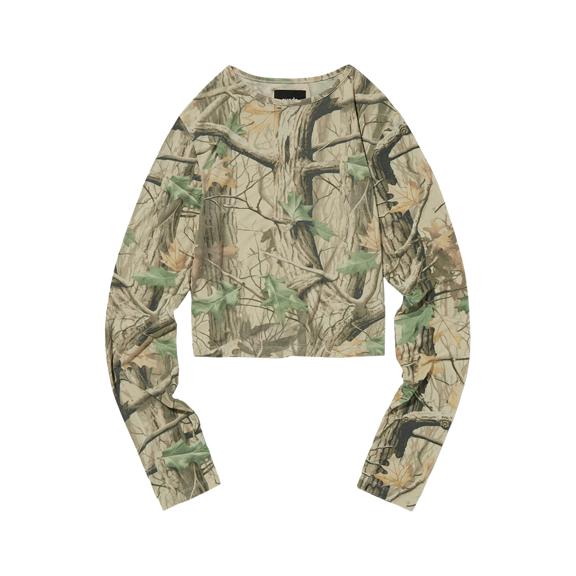 SDEFTO124TC Suade Pattern Slim Long Sleeve Tree Camo