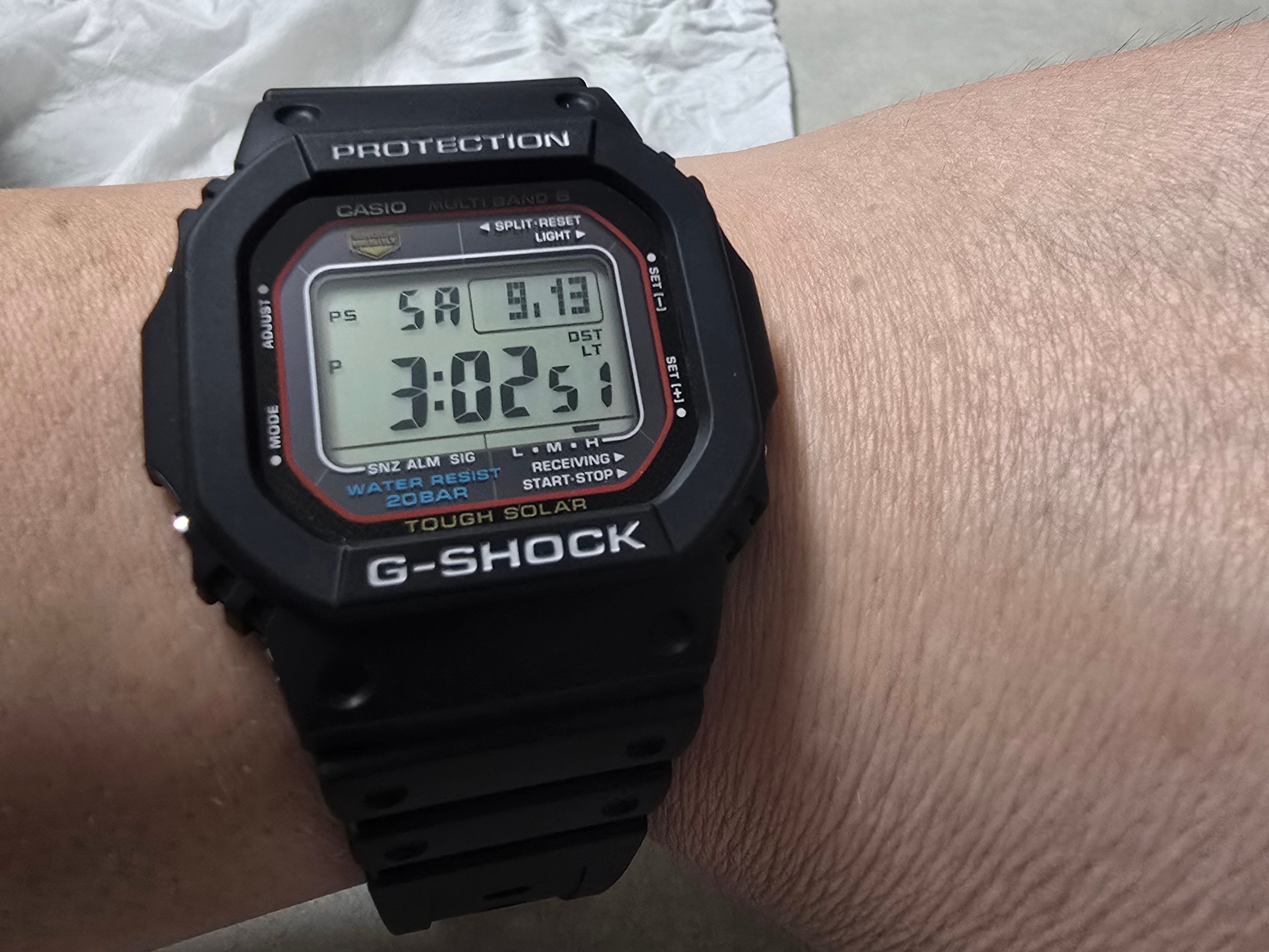 Casio G-Shock GW-M5610U-1 착용 스타일