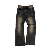 PACOSPLY Crushed Boots Jeans Black