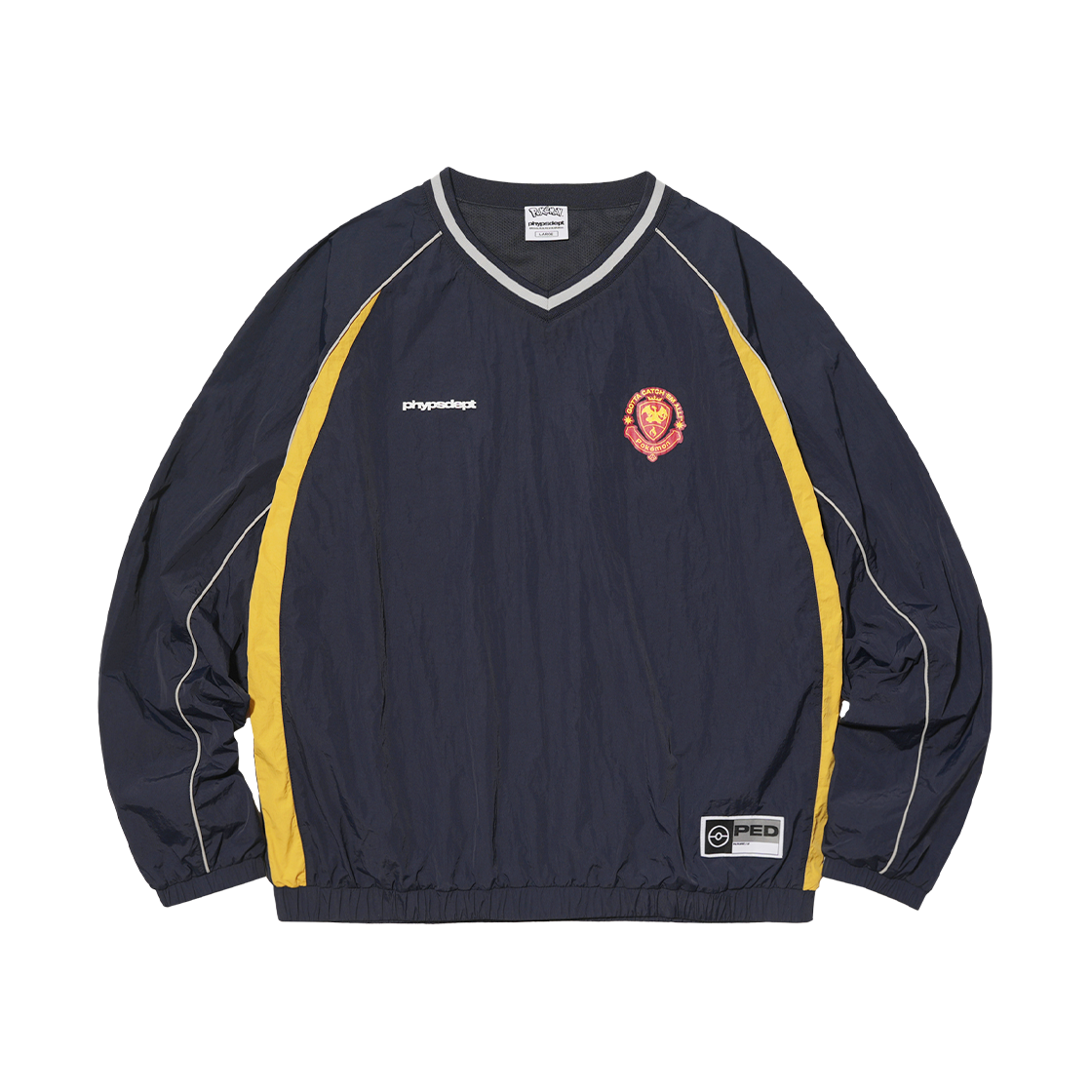 PFF1LS301CNA Phyps Dept Pokemon Piping Nylon Long Sleeve Navy