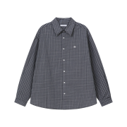 SLOW RECORD HOUSE Breeze Check Shirt Blue