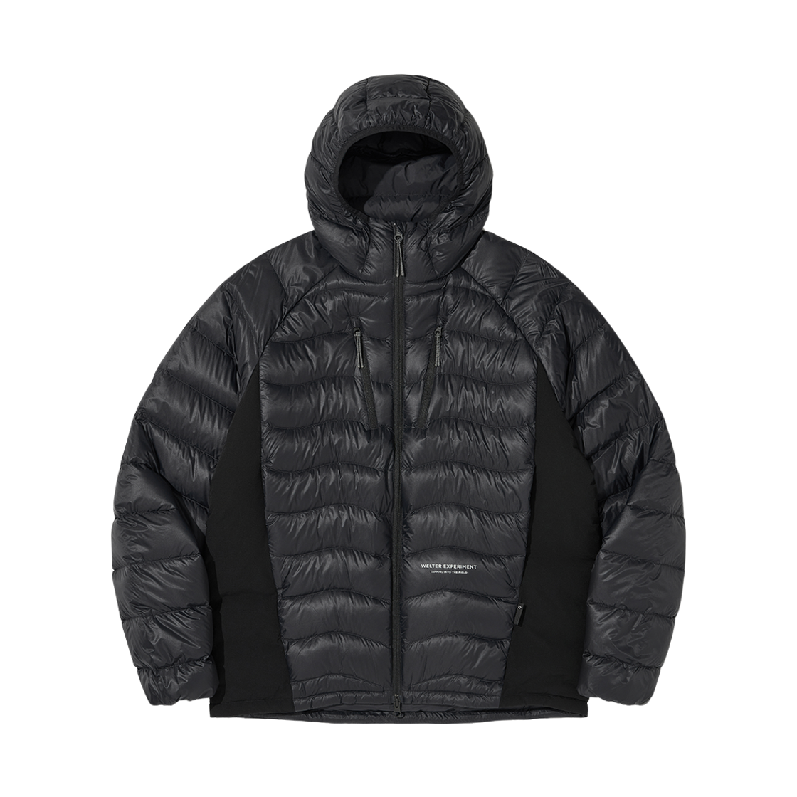 WBEWHD001BK WELTER EXPERIMENT Peaklite Lightweight Pertex Down Jacket Black