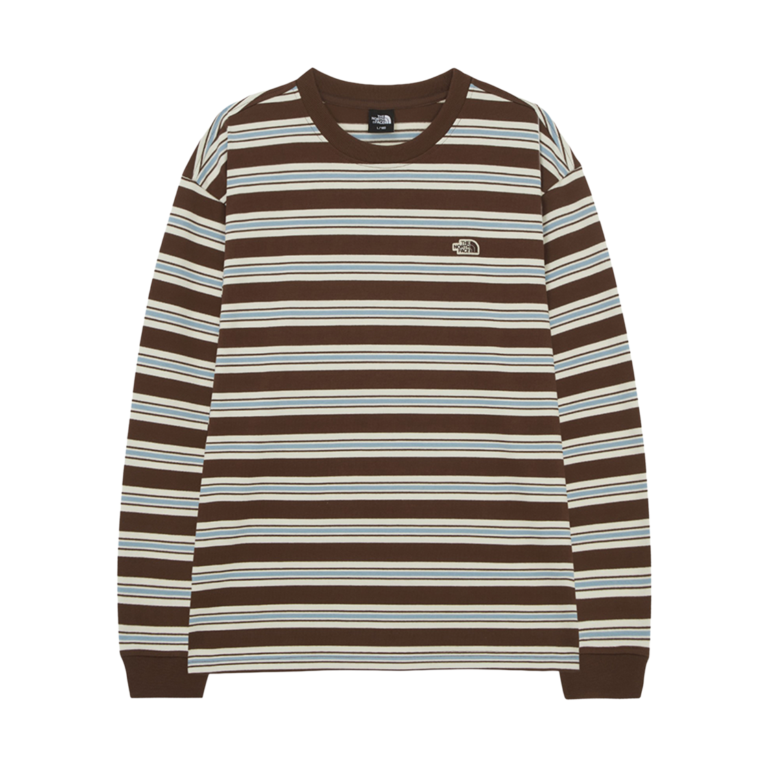 NT7TR56B The North Face Easyon Stripe L/S R/T-Shirt Brick - 25FW