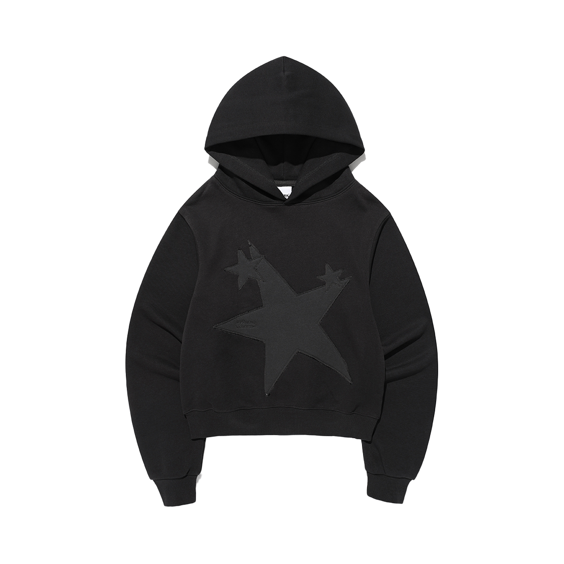 킴스프레시코튼마켓 쓰리 싱글 스타 후디 블랙(Kims Fresh Cotton Market Three Single Star Hoodie Black) - 1