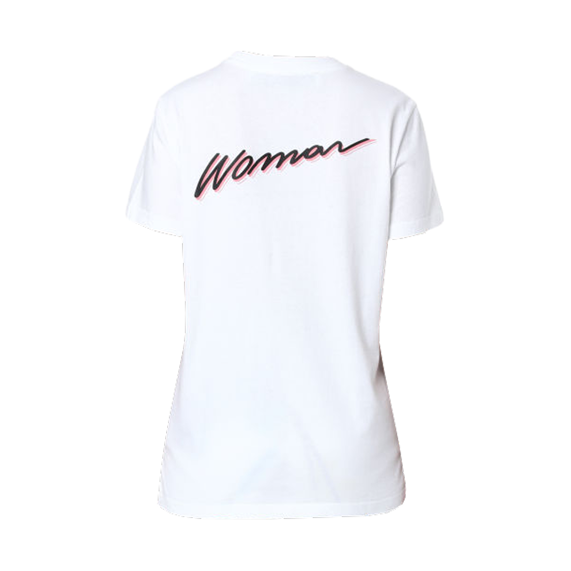(W) 오프화이트 우먼 캐주얼 티셔츠 화이트 블랙((W) Off-White Woman Casual T-Shirt White Black) - 2