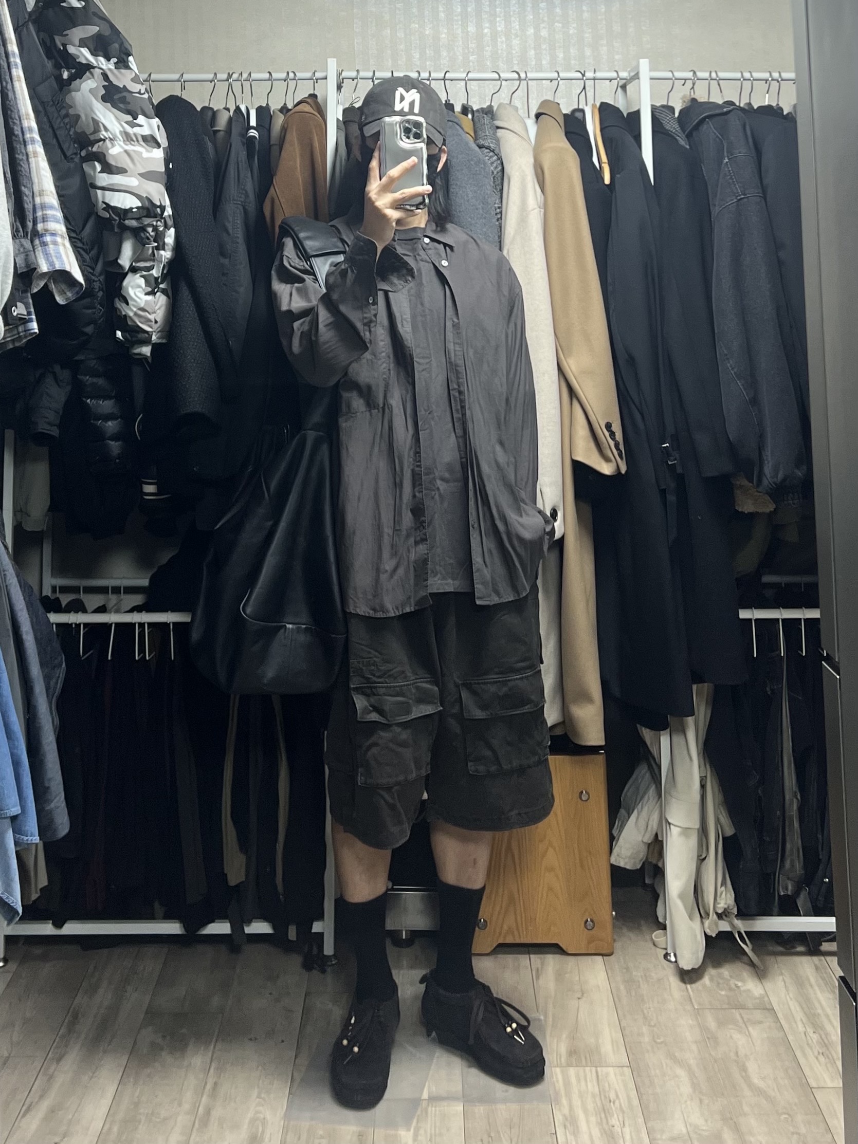 [프리오더] Polyteru Wallabee Shoes Star Dark brown 착용 스타일