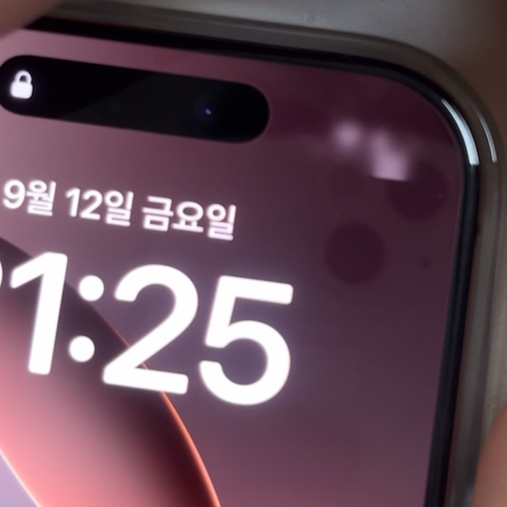Apple iPhone 16 Pro 256GB Desert Titanium (Korean Ver.) 착용 스타일 - 1