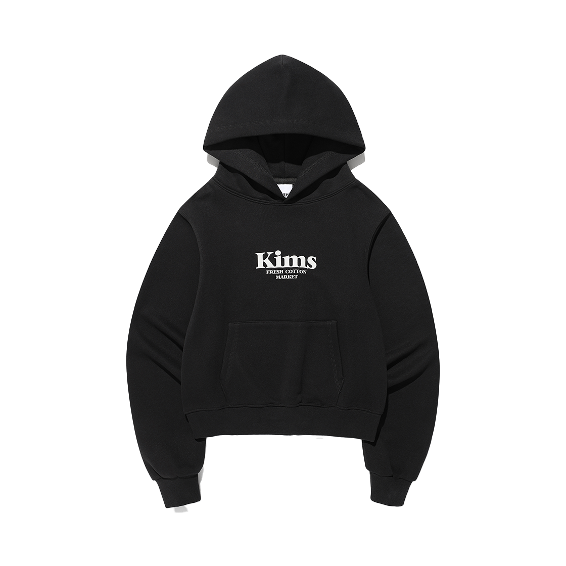 킴스프레시코튼마켓 (유니섹스) 킴스 밤 로고 후디 블랙(Kims Fresh Cotton Market (Unisex) Kims Bam Logo Hoodie Black) - 1