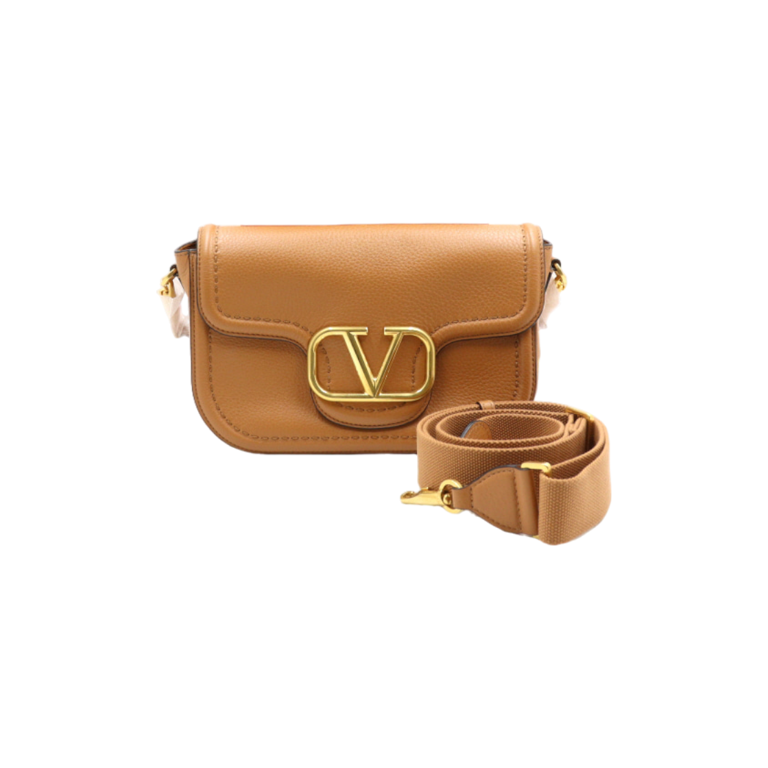 발렌티노 4W2B0N20IMZ 아몬드 카프스킨 올타임 크로스백 aa51419(VALENTINO Almond Calfskin All-Time Crossbody Bag AA51419)