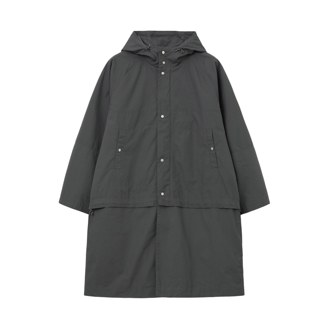 ML613GRG Millo Archive Lien Hooded Parka Graysh Green