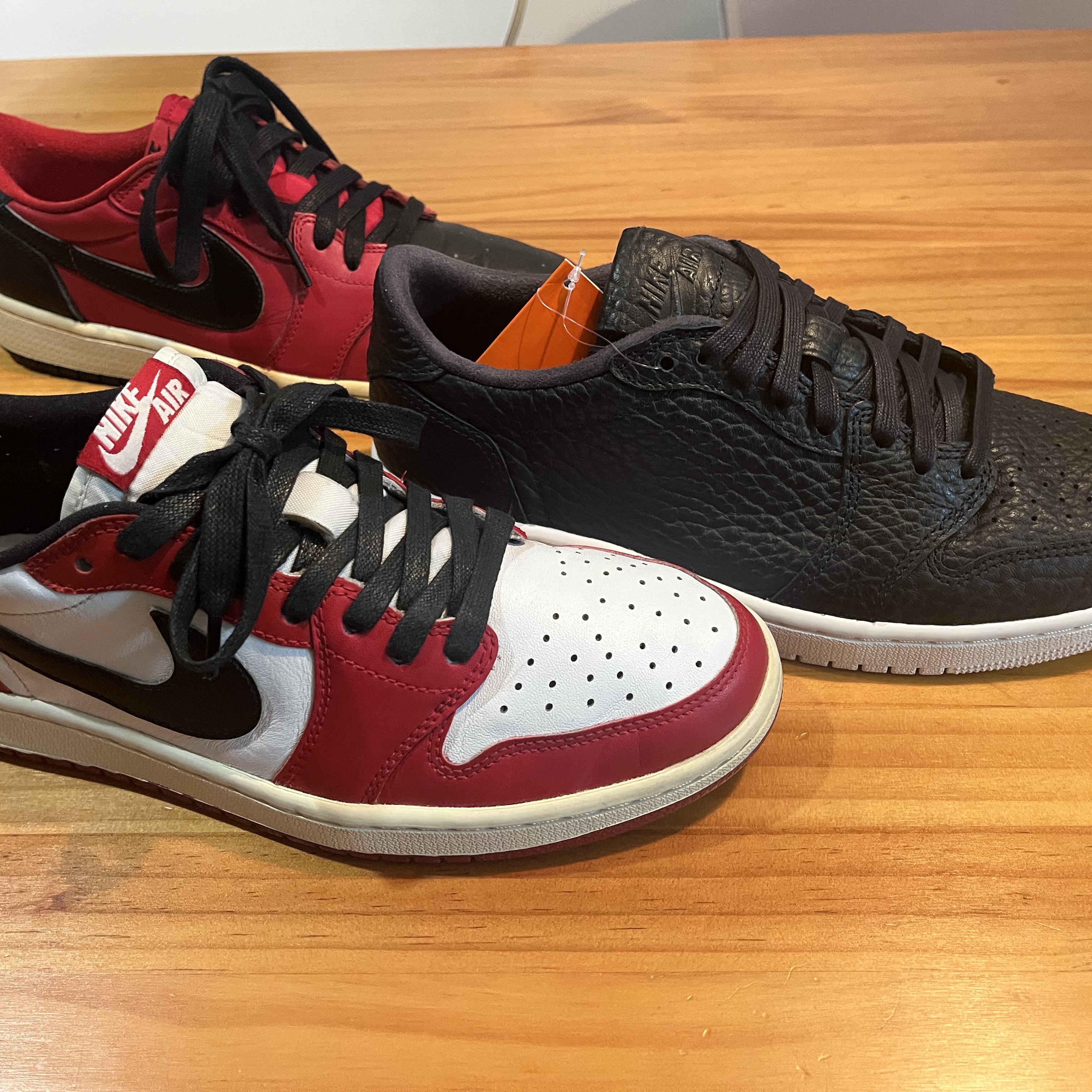 Jordan 1 Retro Low Black Sail, New Balance Allerdale Made in UK Tortoise Shell 착용 스타일 - 3