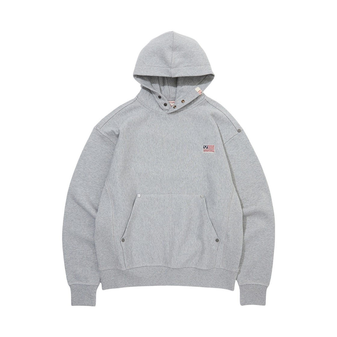 TRA3TSU109GGR True Religion Old Glory Hoody Grey