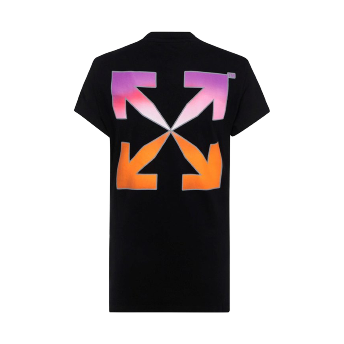 (W) 오프화이트 그라디언트 숏슬리브 티셔츠 블랙((W) Off-White Gradient Short Sleeve T-Shirt Black) - 2