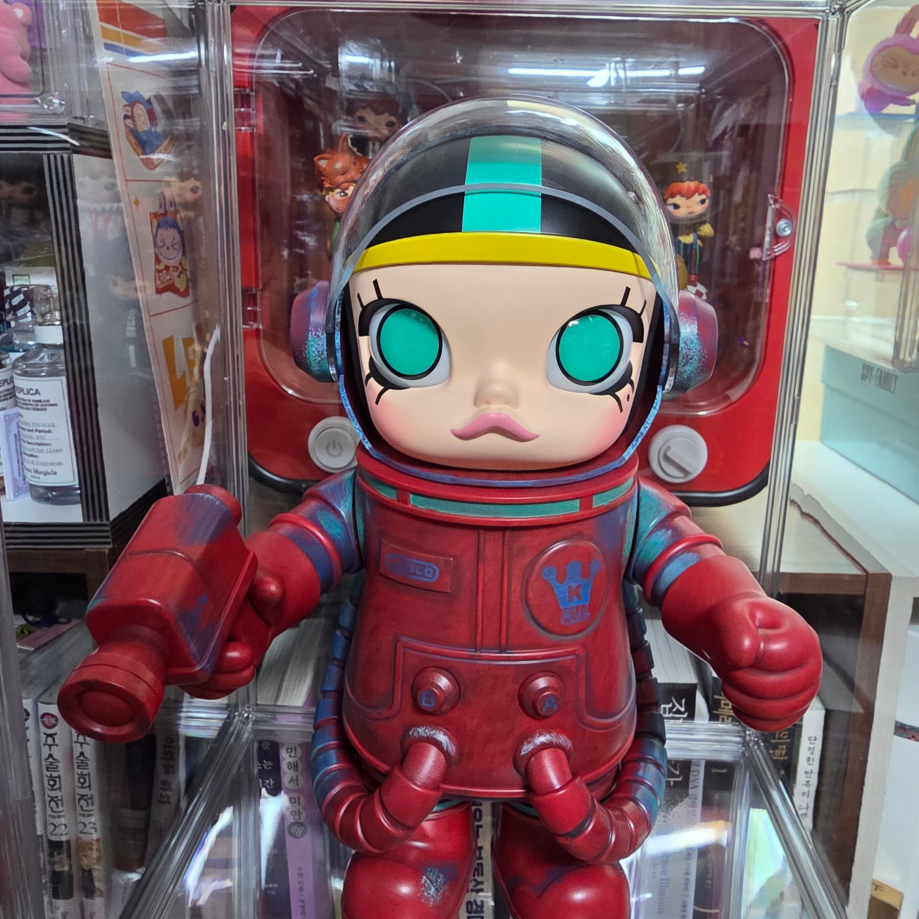 Pop Mart Mega Space Molly Hello Moon Mega Sapce Molly 400% 착용 스타일 - 1
