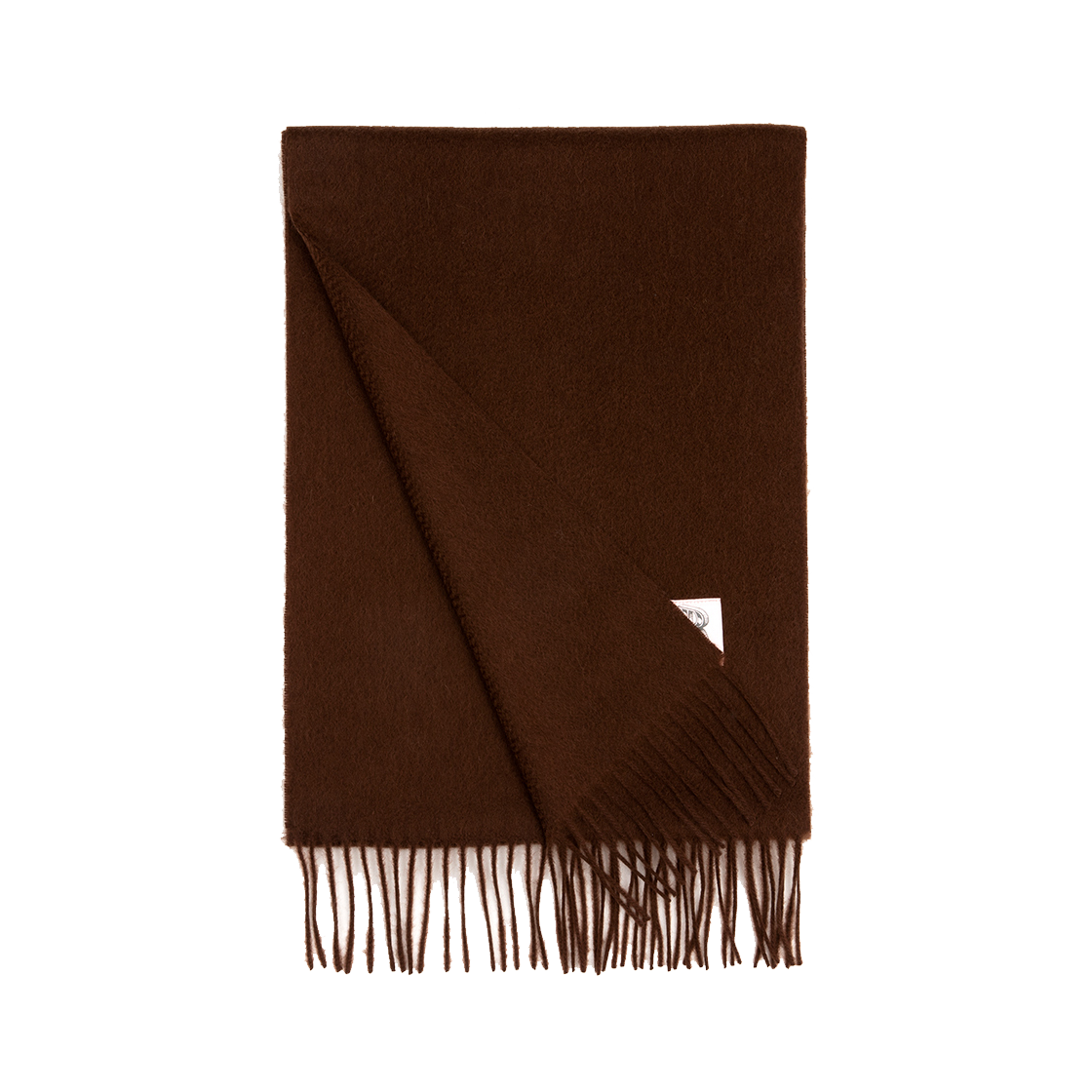 리끌로우 캐시미어 100% 머플러 다크 브라운(RECLOW 100% Cashmere Muffler Dark Brown) - 2